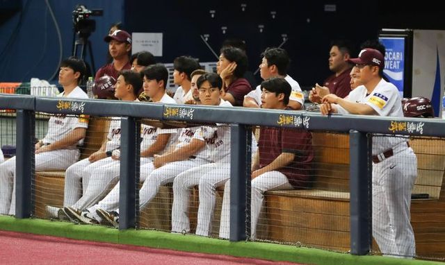 최하위로 처진 키움 히어로즈. ⓒ 뉴시스