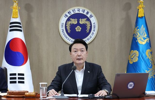 윤석열 대통령이 29일 서울 용산 대통령실 청사에서 열린 국무회의를 주재하고 있다. ⓒ대통령실