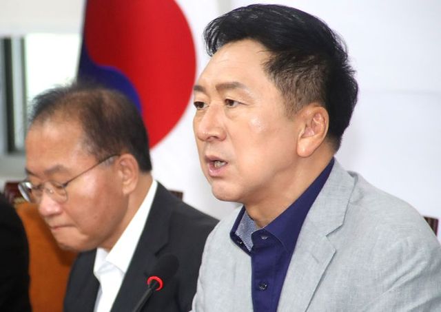 김기현 국민의힘 대표가 7월 26일 오전 국회에서 열린 최고위원회의에서 발언을 하고 있다. ⓒ데일리안 박항구 기자