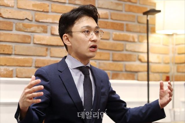 백경훈 국민의힘 상근부대변인이 3일 서울 여의도의 한 카페에서 데일리안과 인터뷰를 하고 있다. ⓒ데일리안 홍금표 기자