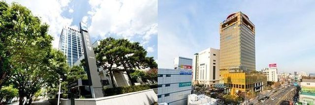 전북은행(왼쪽)과 광주은행 본점 전경. ⓒ각 사