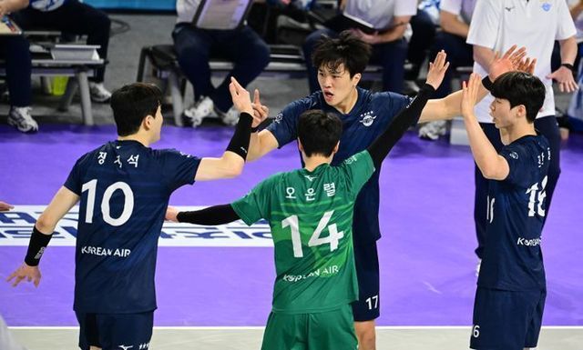 연승에 도전하는 대한항공. ⓒ KOVO