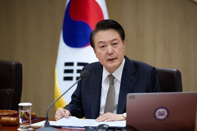 윤석열 대통령이 20일 서울 용산 대통령실 청사에서 열린 국무회의를 주재하고 있다. ⓒ대통령실