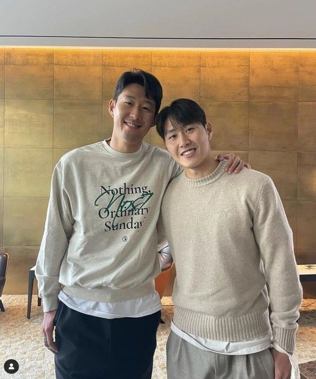 아시안컵 이후 화해를 이룬 손흥민과 이강인. ⓒ 손흥민 SNS