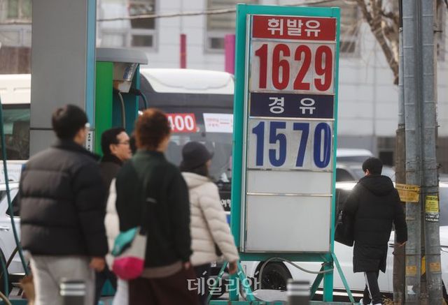 지난 4일 서울 시내 주유소 모습 ⓒ연합뉴스