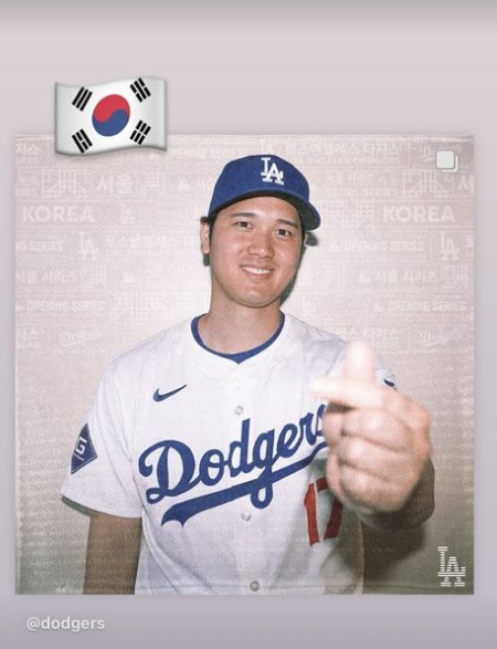 오타니 쇼헤이. ⓒ 오타니 인스타그램