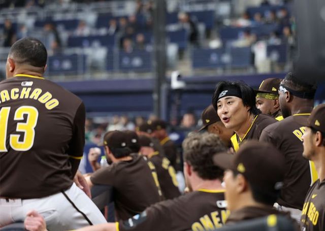 서울시리즈의 주인공으로 집중 조명 받는 김하성. ⓒ 뉴시스