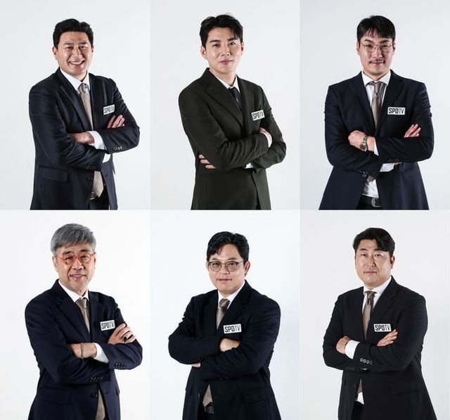 SPOTV KBO리그 해설진. ⓒ SPOTV