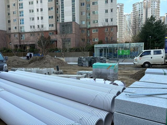 공사 중인 GTX-A 성남역. 성남역은 아파트 단지와 인접한 곳에 지어진다.ⓒ데일리안 임정희 기자