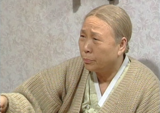 ‘전원일기’ 할머니 박부용 역의 배우 정애란 ⓒ화면 갈무리