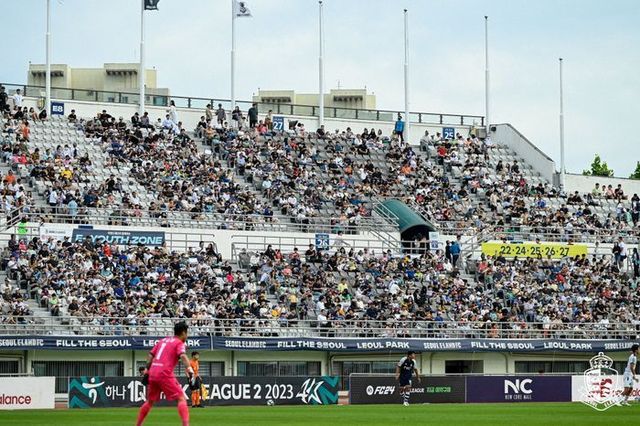 홈 개막전을 앞두고 있는 서울 이랜드. ⓒ 서울 이랜드