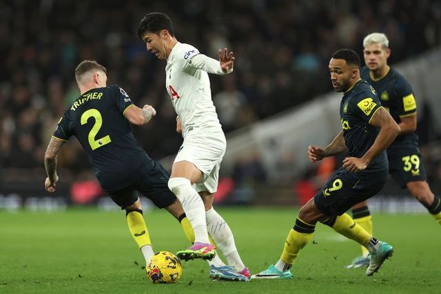 뉴캐슬 원정을 앞두고 있는 손흥민. ⓒ AP=뉴시스