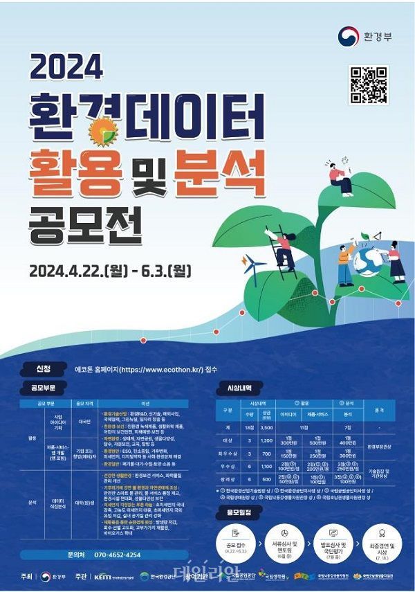 환경데이처 활용 및 분석 공모전 포스터. ⓒ환경부