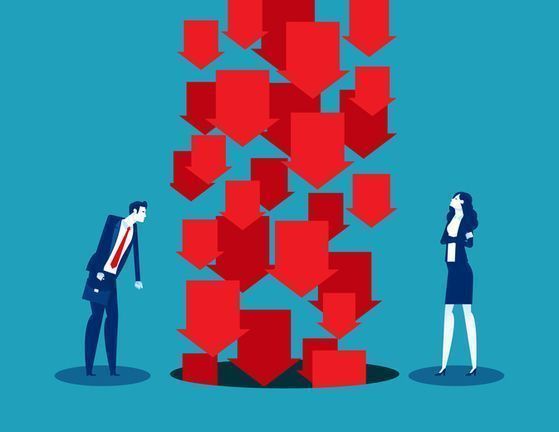 지정학적 리스크 확대로 반대매매가 급증하고 있다.(자료사진) ⓒ게티이미지뱅크