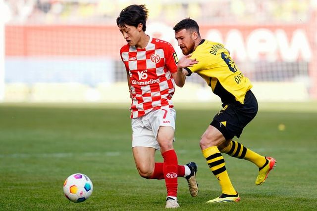 도르트문트를 상대로 맹활약한 이재성. ⓒ AP=뉴시스