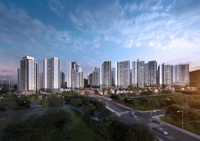 롯데건설은 도시개발사업으로 총 3053가구로 구성되는 대단지 ‘계양 롯데캐슬 파크시티’를 분양 중이다.ⓒ롯데건설