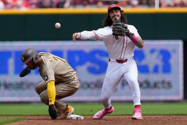신시내티전서 2개의 도루를 기록한 김하성. ⓒ AP=뉴시스