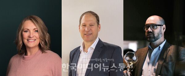 5월 말 한국을 방문하는 와인 생산자들 - 펄리셔 에스테이트의 글로벌 세일즈 & 마케팅 매니저 샌디 무어(Sandy Moore), 테 마타의 커머셜 세일즈 매니저 빈스 라밧(Vince Labat), 그레이스톤의 세일즈 & 마케팅 책임 스티븐 맥고완(Stephen McGowan) (왼쪽부터 순서대로)