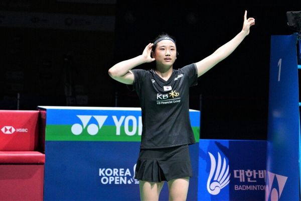 올해 세계선수권대회와 아시안게임을 정복한 안세영의 다음 목표는 내년 파리 올림픽 정상 등극이 될 전망이다. ⓒ대한배드민턴협회