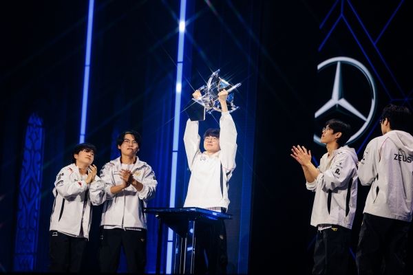 e스포츠 리그 오브 레전드(LoL)의 T1이 작년에 이어 또다시 세계 정상에 올랐다. ⓒAdela Sznajder/Riot Games/Flickr