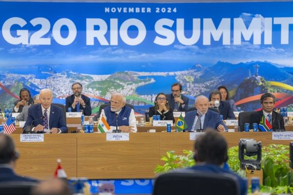 전황 격화 속 브라질에서 열린 주요 20개국(G20) 정상회의에서 우크라이나 전쟁 역시 화두로 급부상했다. ⓒThe White House/Flickr