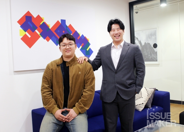 (좌)박지원 CPO, (우)홍기준 대표 사진=손보승 기자