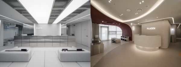 ㈜블루핀이 설계와 시공을 담당한 플라덴 성형외과.ⓒ ㈜블루핀