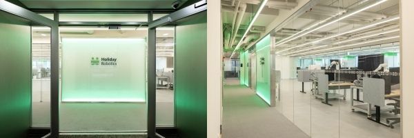 ㈜블루핀이 설계와 시공을 담당한 홀리데이로보틱스.ⓒ ㈜블루핀