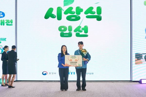 박병영 대표는 올해 환경창업대전에서 입선이라는 성과를 거두며 외부에서도 기술과 사업성을 인정받았다. ⓒ(주)스코파