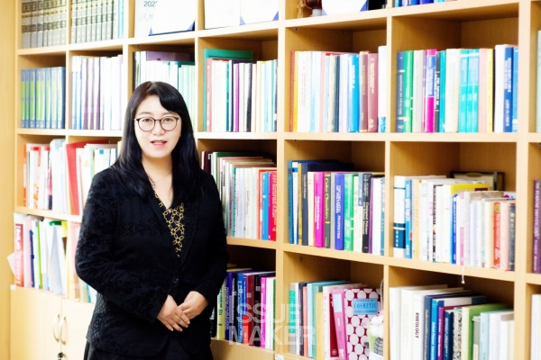 이진현 건국대 뷰티화장품학과 교수/기능성 재료, 제형 및 전달 실험실(사진=임성희 기자)