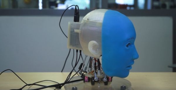 42개의 인공 근육을 사용하여 실제 사람처럼 다양한 표정을 지을 수 있다 ⓒcreativemachineslab