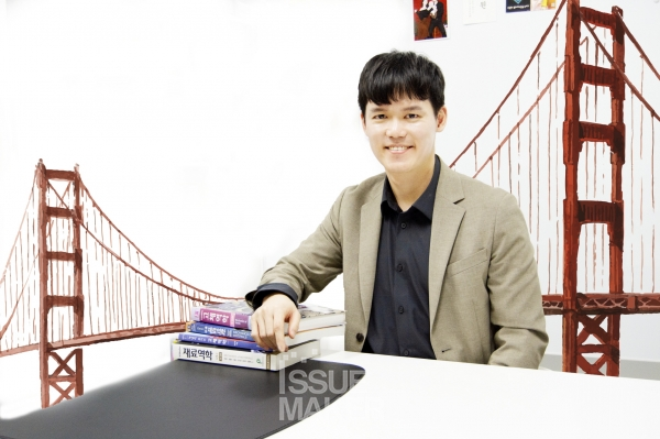 “정영 교수는 해양 에너지, 교량 등 부산시 지역적 특성을 십분 활용한 연구를 진행해 부산시에 특화된 연구그룹으로 성장하고 싶다고 밝혔다” (사진=임성희 기자)