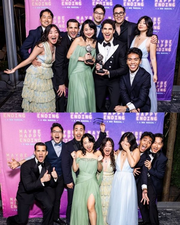 ‘어쩌면 해피엔딩’은 해외 제작진과 배우진으로 지난해 11월부터 뉴욕 맨해튼 벨라스코 극장에서 공연하고 있다. ⓒMaybe Happy Ending Musical 페이스북