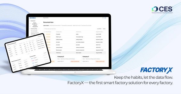 팩토리엑스의 직관적인 영문 대시보드 화면. 공장의 생산 현황을 각 공정별로 한눈에 확인할 수 있어, 실시간 할 일 관리가 가능하며 공정별 특성, 매출 변화에 따른 대시보드 설정을 별도의 교육 없이 누구나 사용할 수 있도록 설계되었다. 사진제공=앰플랩