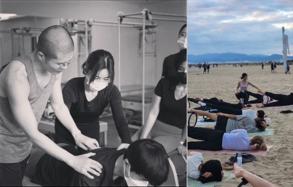 혜성 대표는 워크숍과 외부 행사 수업 등 다양한 현장을 오가며 배우고 익히는 일을 멈추지 않았고, 그 축적된 경험은 디어마더&라피네필라테스만의 더 세심하고 안정적인 수업 기준으로 이어지고 있다. ⓒ 디어마더&라피네필라테스