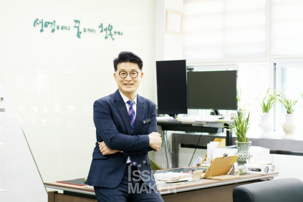 송경주 대전대신고등학교(자율형 사립고) 교장(사진=임성희 기자)