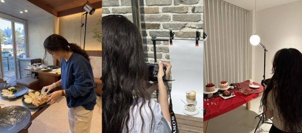 정혜인 굿잇마케팅 대표는 기획과 촬영, 현장 점검까지 직접 수행하며 1인 체제로 마케팅 전 과정을 총괄하고 있다. ⓒ 굿잇마케팅(GoodEat)
