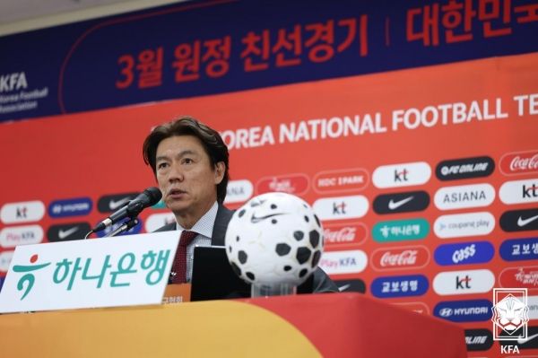홍명보호는 유럽에서 열린 두 차례 평가전에서 무기력한 모습을 보이며 본선 경쟁력에 의구심을 남겼다. ⓒ대한축구협회