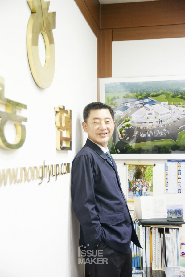진광주 충주 중원농협 조합장(사진=임성희 기자)