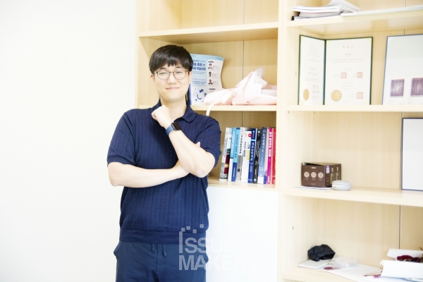 김선홍 서울시립대 화학공학과 교수/유연 나노전자소재 및 바이오 전자 연구실(사진=임성희 기자)