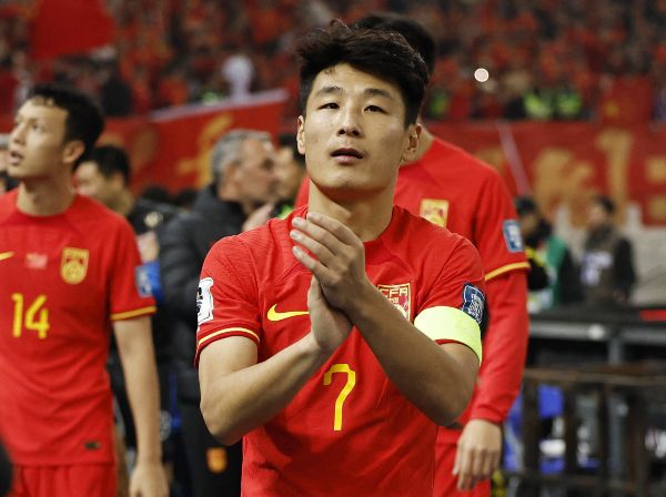 중국은 높아진 아시아의 벽을 체감하고 있다. 사진은 중국 대표팀 '자칭 에이스' 우레이의 모습. /사진=로이터