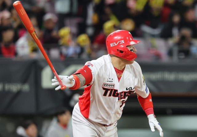 한국시리즈의 초반 기세는 기아가 가져간 상황에서 경기 무대가 많은 홈런이 터지는 대구 삼성라이온즈파크로 바뀌었다. 사진은 광주 북구 기아챔피언스필드에서 열린 한국시리즈 2차전 경기./사진=뉴스1