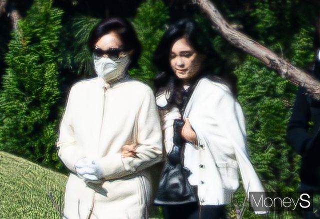 ▲ 홍라희 전 삼성미술관 리움 관장, 이부진 호텔신라 대표이사 사장,