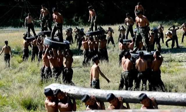 리투아니아 공영방송에서 북한군이 지난주 우크라이나군과의 첫 교전을 했으며 한 명을 제외하고 모두 전사했다는 주장이 보도됐다. 사진은 조선중앙TV에서 지난 4일 김정은 북한 노동당 총비서가 2일 서부지구 조선인민군(북한군) 특수작전부대 훈련기지를 현지시찰하고 전투원들의 훈련실태를 점검했다고 보도한 모습. /사진=뉴시스(조선중앙TV 캡쳐) 