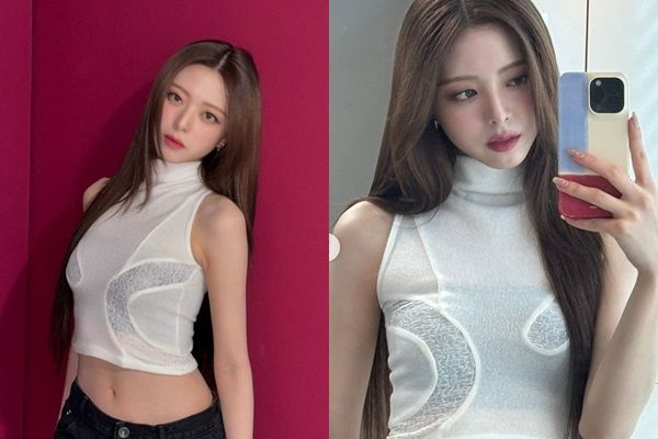  그룹 있지(ITZY) 유나가 비현실적인 라인을 뽐냈다. /사진=있지 유나 인스타그램