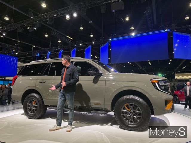 포드는 언론 대상 사전 행사인 '오토모빌리티 LA'에서 2025년 주력 모델로 '올 뉴 엑스페디션 2025 트레모어'를 소개했다. /사진=김서연 기자 