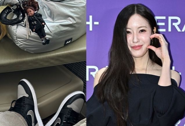 그룹 티아라 왕따 사건이 수면 위로 올라온 가운데, 침묵을 지키고 있던 효민이 평온한 일상을 알렸다. /사진=뉴스1, 효민 인스타그램