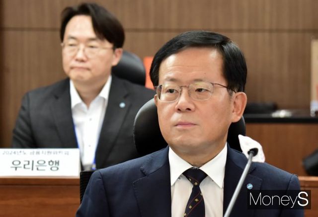 조병규 우리은행장이 연임하지 않겟다는 의사를 밝혔다. 사진은 조병규 우리은행장./사진=임한별 기자