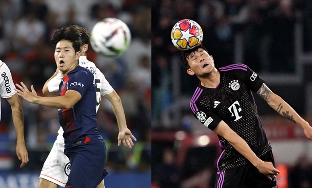 한국 축구 국가대표팀 이강인(파리 생제르맹)과 김민재(바이에른 뮌헨)가 UEFA 챔피언스리그에서 맞대결을 펼친다. /사진=로이터