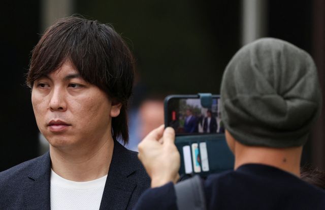 미즈하라는 오타니가 메이저리그로 진출한 2018년부터 전담 통역관으로 함께했다. 사진은 미즈하라의 모습./사진=로이터